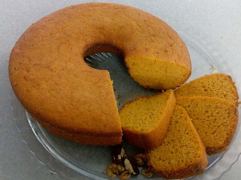 کیک کدو حلوایی - دست پخت بانوی شهر