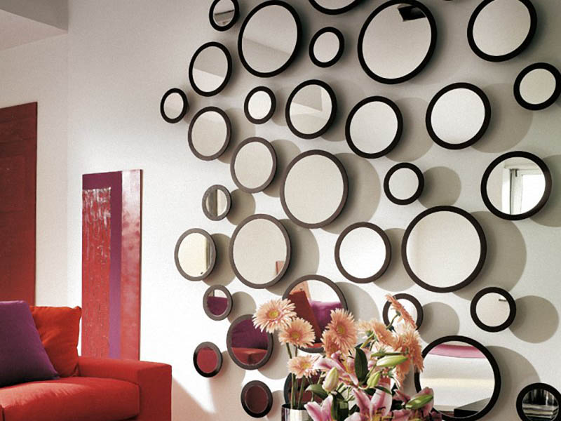 ایده هایی برای به کار گرفتن آینه های دایره ای شکل در دکور خانه