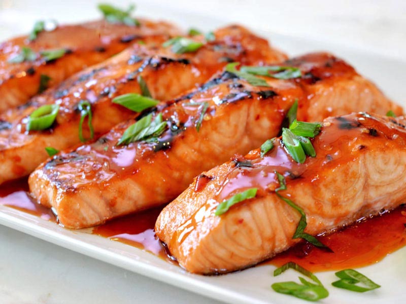 طریقه ی پخت ماهی سالمون در فر خوشمزه و سریع