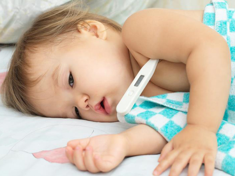 کاهش تب در نوزادان