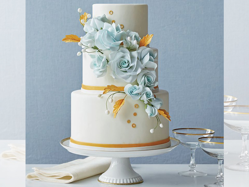انواع کیک عروسی سفید و کلاسیک
